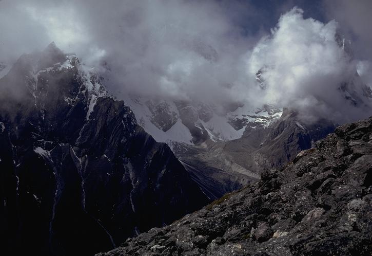 Facing Taboche, above Pheriche valley